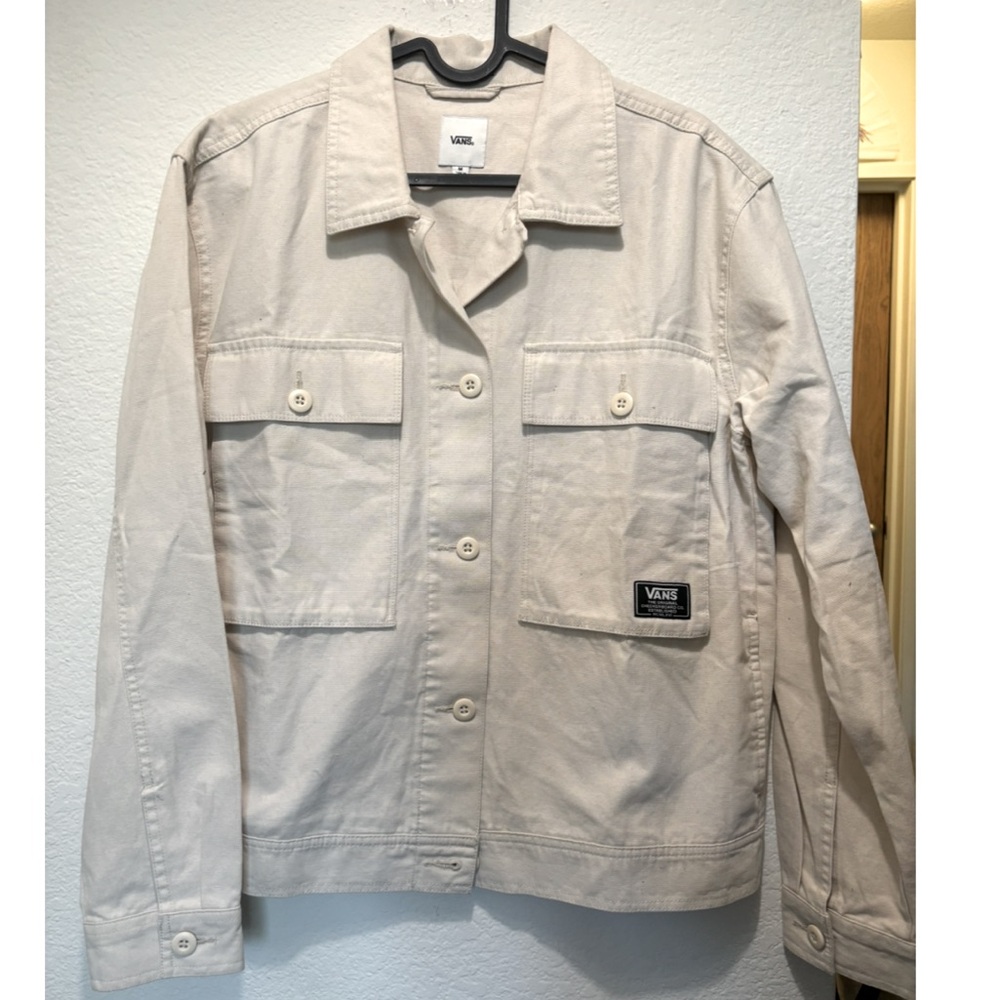 Vans Cream/Tan Jacket - Medium